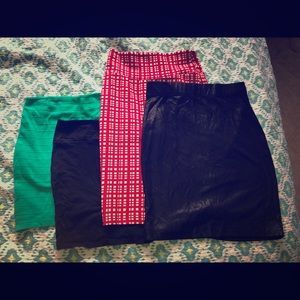 Bundle of 4 skirts